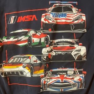 IMSA - Racing - Navy Blue Men's Short Sleeve Tee